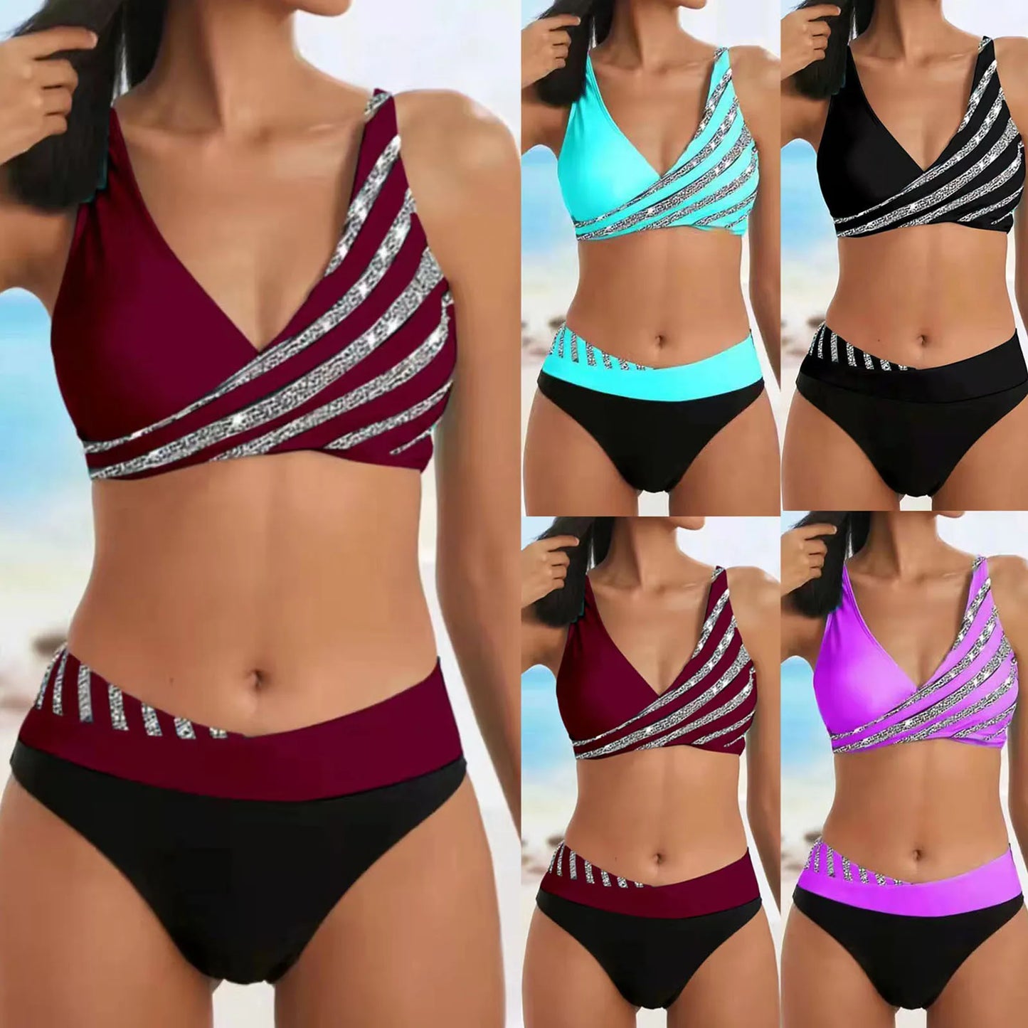 Split Sexy Bikini