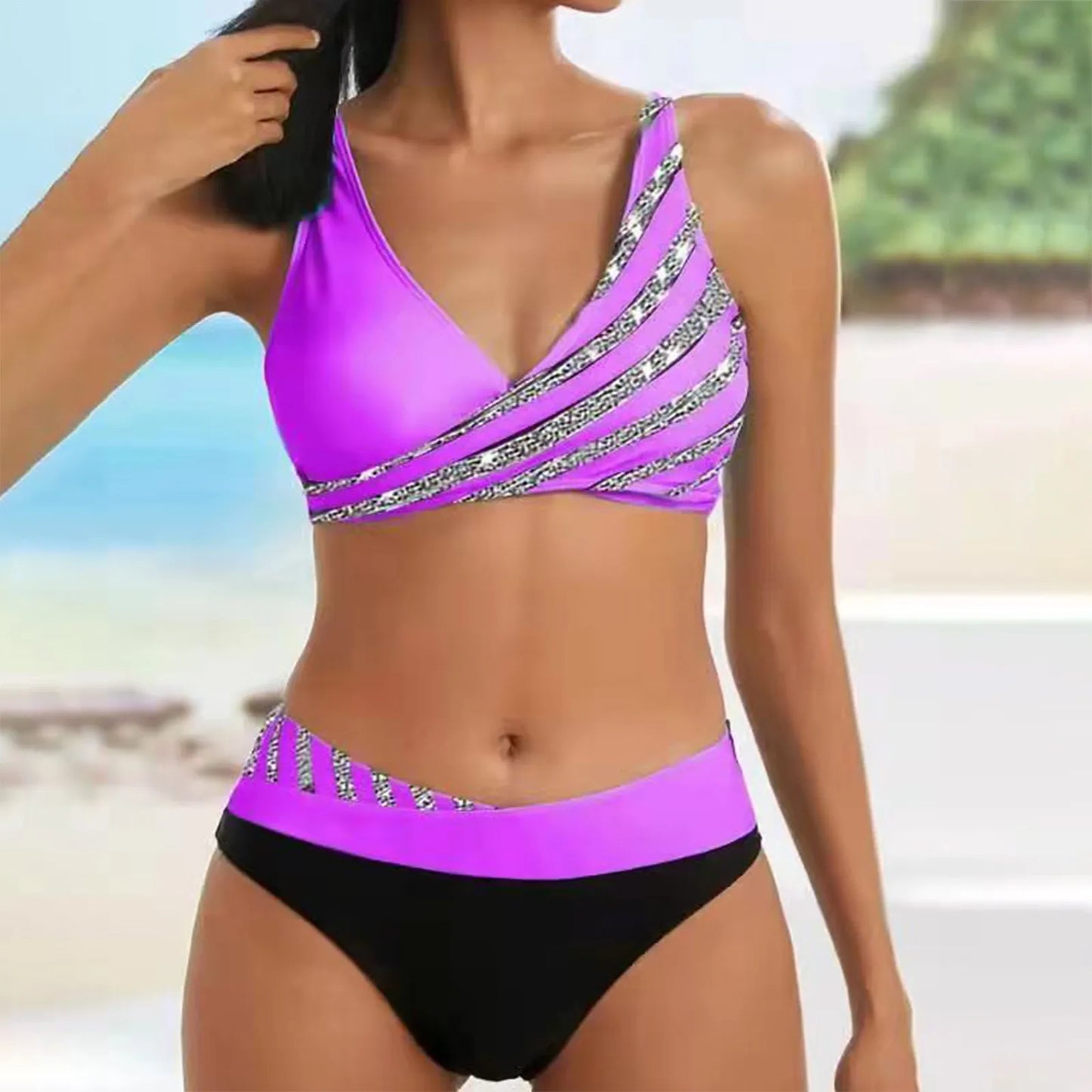 Split Sexy Bikini
